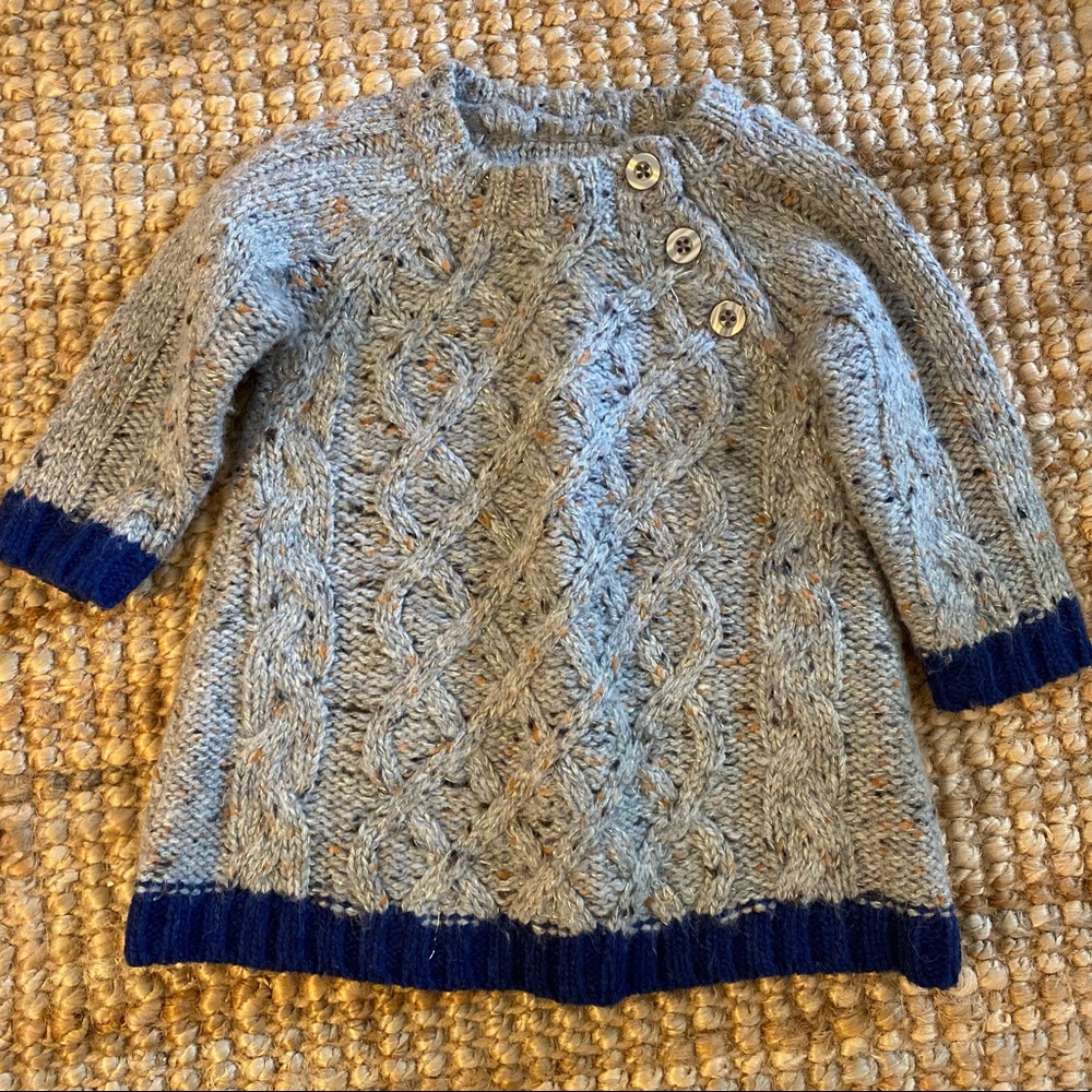 Joe Fresh cable knit fisherman’s sweater 3-6 Mo NWOT